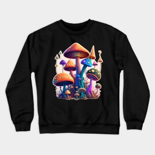 Magic Mushrooms - Light Scene Crewneck Sweatshirt